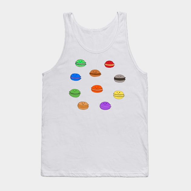 Assorted Macarons Pack Tank Top by jhsells98